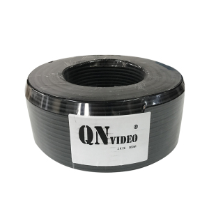 启诺 QN-KS26 高纯度无氧铜双芯音频话筒线 家商用双芯线 100米