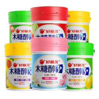 好丽友 木糖醇无糖口香糖101g*4瓶 混合口味