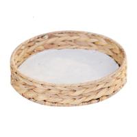 美帮汇编圆盘果盆零食瓜子盘桌面杂物篮水果篮桌面收纳盘