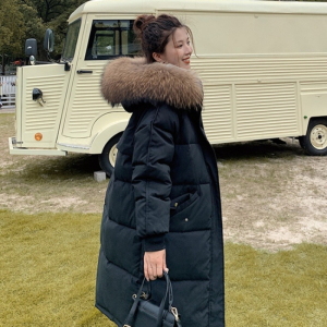 2025年新款冬季羽绒棉服女中长款棉衣宽松棉袄韩版大码面包服外套