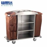 铭思达不锈钢布草车132*46*116cm个