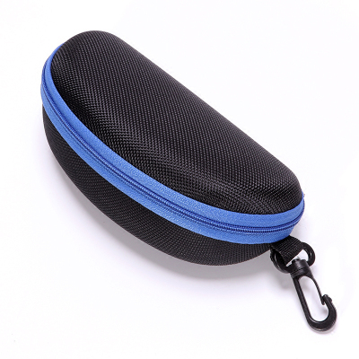 太阳镜盒拉链挂钩式太阳镜盒子大号眼镜盒女款便携墨镜收纳盒