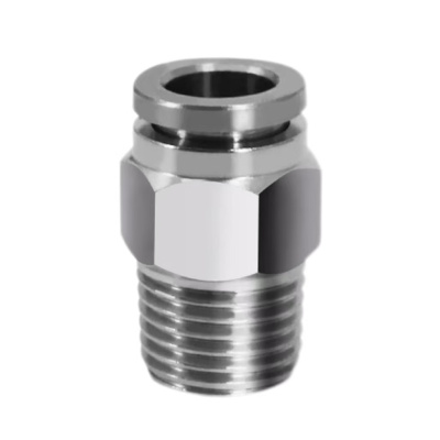 中锦科技 不锈钢气管快速接头接管口径8mm 螺纹1/8[1分]个