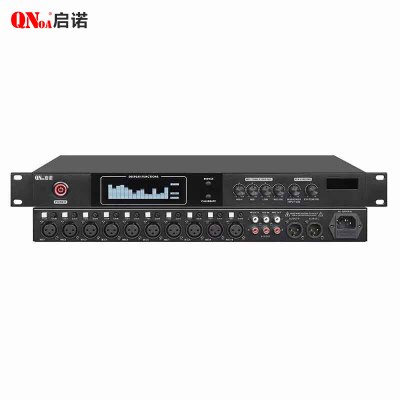 启诺 智能话筒音频管理器 10进2出音频处理器 QN-MX1002 台