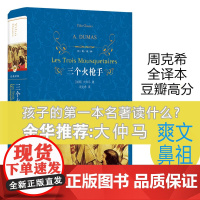经典译林:三个火枪手(精装)大仲马经典长篇小说三剑客 初高中学生课外阅读书目世界名著外国经典文学小说正版译林正版