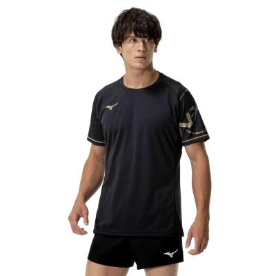 Mizuno volley排球训练衫速干透气运动T恤男女通用NXT标识舒适版