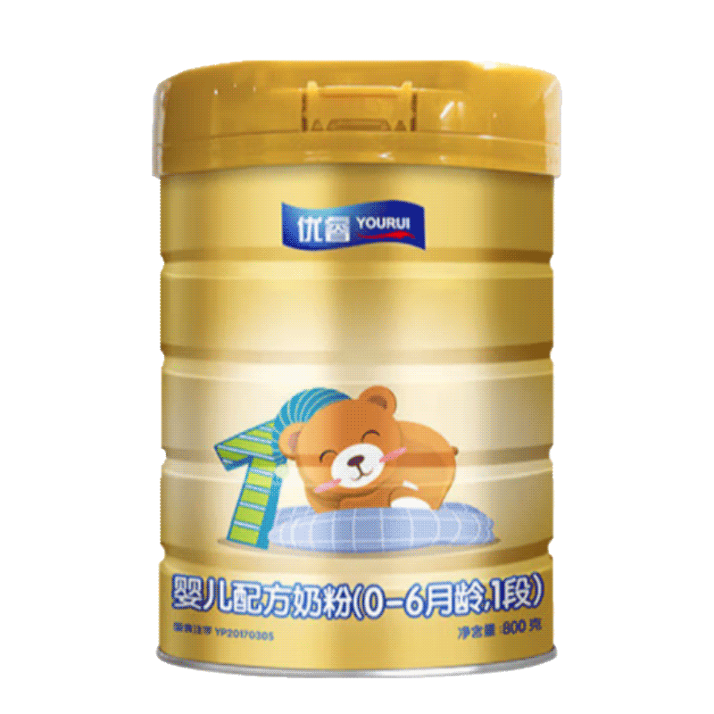[22年5月产]贝因美优睿1段800g*6罐 婴幼儿配方奶粉