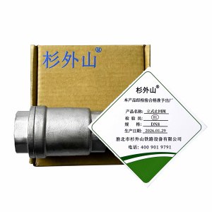 杉外山 304不锈钢H12立式止回阀 个