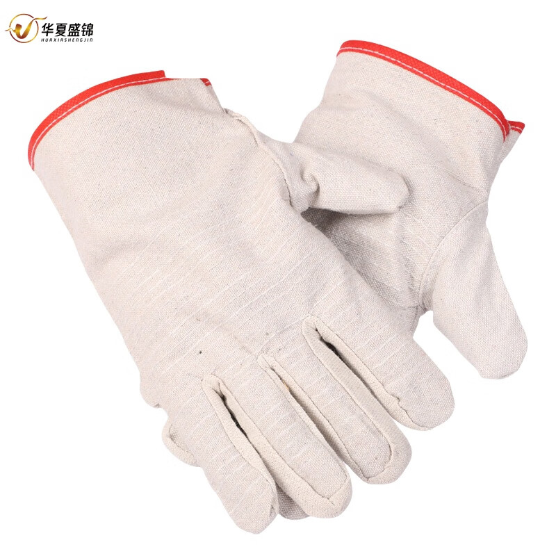 华夏盛锦24线双层全衬帆布手套HXSJ-7411/双