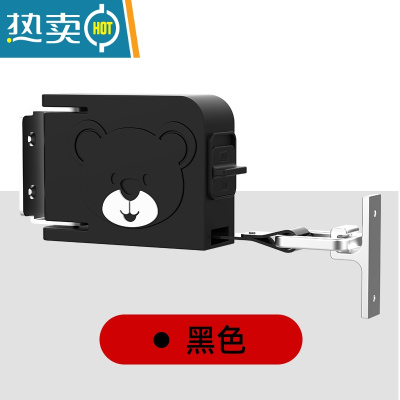 敬平隐形晾衣绳室内免打孔伸缩晾衣器家用阳台防风防滑晒被子凉衣架 免打孔小熊黑色4.2米绳子