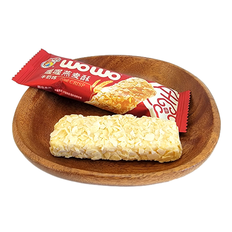 喔喔燕麦酥牛奶味膨化食品散装250g婚庆结婚喜糖年货休闲零食品