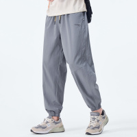 高街潮流男士束脚裤夏季冰丝宽松垂感休闲裤速干百搭运动长裤男