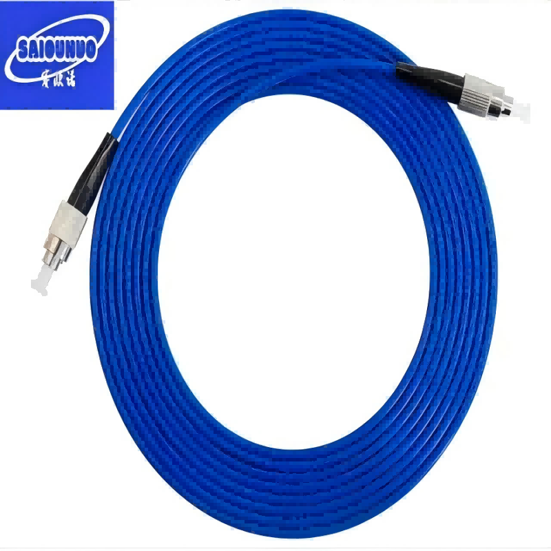 蓝色铠装尾纤 FC-FC 35米 根