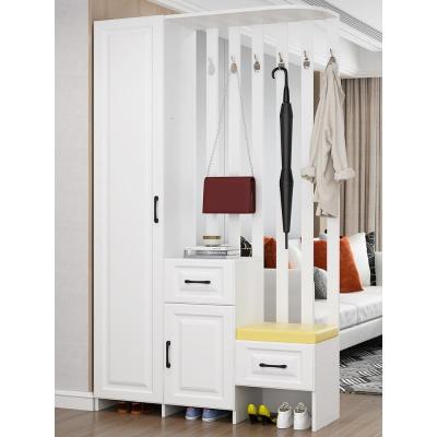 森美人酒柜现代简约屏风隔断柜客厅进入户玄关柜鞋柜一体轻奢装饰柜