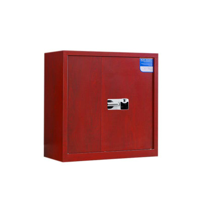 利特莱依保密柜财务档案柜文件柜办公室资料储物柜保险柜电子密码国保锁矮柜红木纹-国保指纹锁