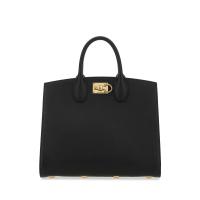 Salvatore Ferragamo女士手提单肩牛皮手拿包手拎包真皮商务通勤手拿手袋