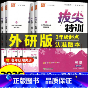 [人教版]语文 三年级上 [正版]2025春外研版三年级起点英语练习册小学拔尖特训外研社一二三四五六年级上册下册同步练习