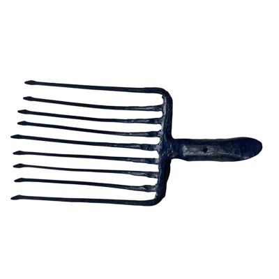 贝策 钢叉 九齿整体式锻打不带柄 把