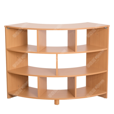 YZY1-KS021-12 凯斯3层弧形柜-新榉木纹 #