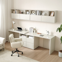 全友家居多规格组合书桌柜百搭书桌可伸缩旋转搭台书房家具