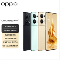 OPPO Reno9 Pro+ 16GB+256GB 皓月黑 骁龙8+旗舰芯片 自研影像芯片 80W超级闪充 120Hz OLED超清曲面屏5G手机 Reno9 Pro+