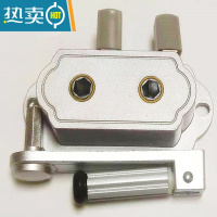 敬平通用手摇器维修配件升降晾衣架升降器双杆晒衣架免打孔手摇器摇把 银色花边孔距10.5厘米.送螺丝晾衣杆