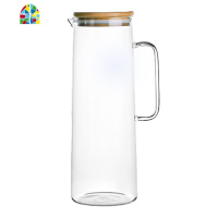 玻璃冷水壶家用凉白开水壶可高温玻璃大容量冰水壶凉水杯套装 FENGHOU LS-01XD-01*4凉水壶