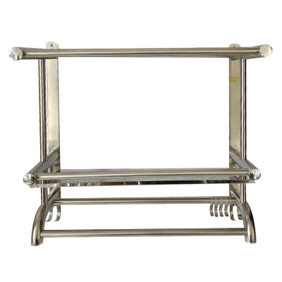 金迪乐浴室壁挂毛巾架子双层加厚浴巾架50*20*45cm/组