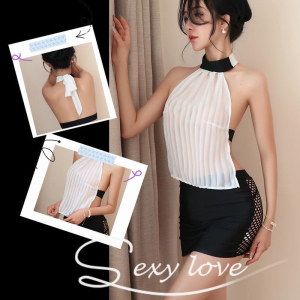 长夜漫漫情趣内衣紧身包臀裙性感小秘书制服诱惑透视裸背睡衣1940