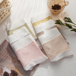 桑蚕丝7A裆内裤内裤女无痕女士内裤日系可爱风三角裤女