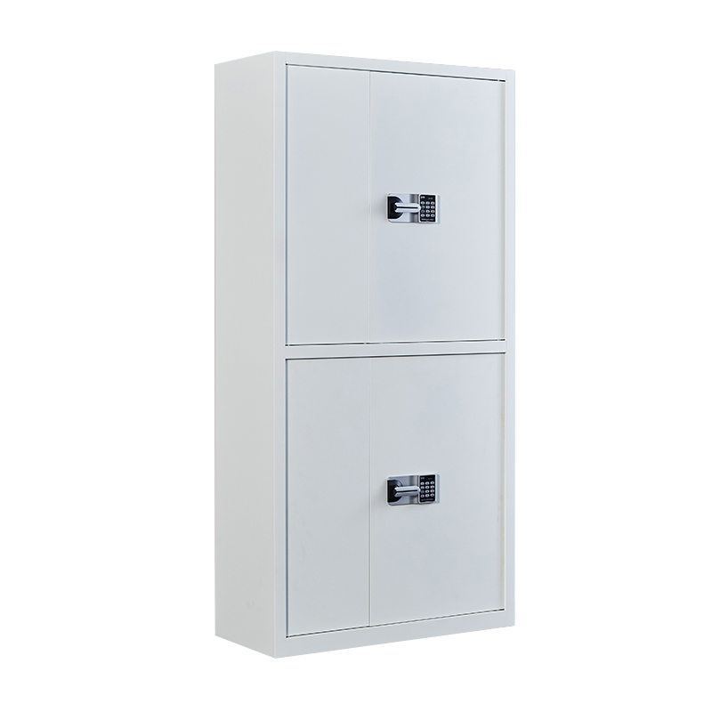 鑫环境 制密码指纹锁保密柜套色电子凭证落地矮柜办公室整装铁皮文件柜