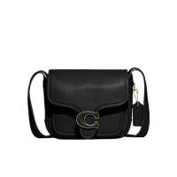 COACH女子单肩包 经典精致百搭TABBY徽标纯色翻盖牛皮耐用休闲斜挎包女