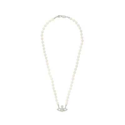 Vivienne Westwood中性项链珍珠饰品Mini Bas Relief Pearl坠饰配饰日常礼赠