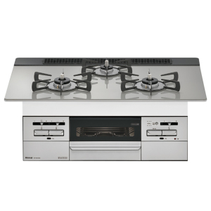 日本林内燃气灶Mytone75嵌入式三眼灶煤气炉烤箱自动烤配烤盘天然气RS71W35T2DGAVW23款