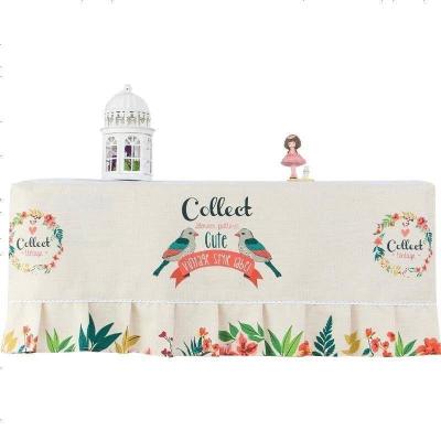 布莱梦棉麻开机不取挂式空调罩1.5匹2P空调套防尘罩布艺美的格力挂机罩挂机黄鹂92*23*35cm