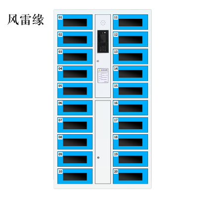 风雷缘平板电脑存放柜手机电脑寄存电子存包柜智能刷卡多门柜20门电脑存放柜(人脸型)