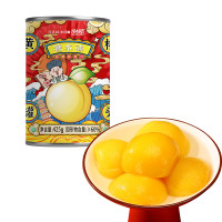 [中华特色]徐州馆 快挑食 新鲜黄桃罐头425克/罐 糖水速食水果罐头MS