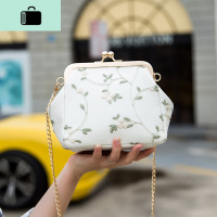 仙女小包包蕾丝绣花夹扣贝壳包2020夏天新款百搭链条单肩斜挎女包NEW LAKE女士单肩包