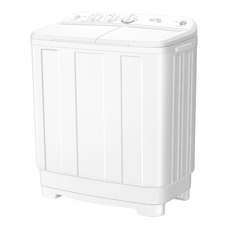 威力8kg公斤家用大容量半自动洗衣机双缸 操作简单父母会用优质电机洗脱分离防锈箱体 XPB80-8082S