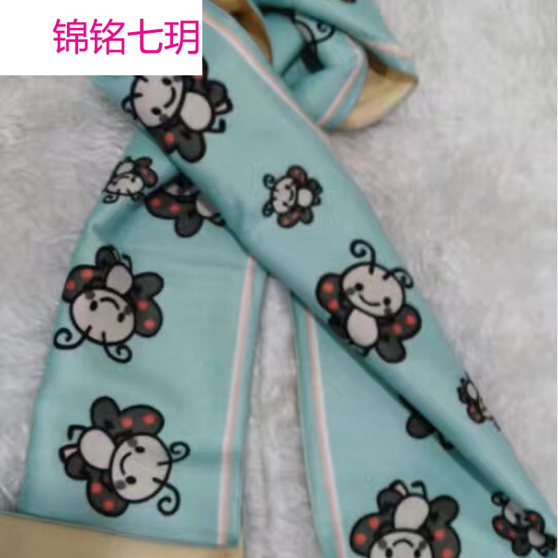 锦铭七玥儿童围巾女秋冬季羊绒加棉围巾男女童保暖围脖百搭婴儿围巾潮流