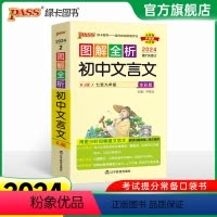 文言文完全解读 初中通用 [正版]2024图解全析初中文言文完全解读图文详解全解全析一本通古诗文文言文译注及赏析阅读训练