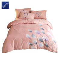 安居先森焕彩喷气全棉印花单人床三件套活性印染C1712