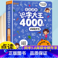 会说话的识字大王4000字+8000词 [正版]会说话的识字大王4000字+8000词手指点读发声书会说话的早教有声书学