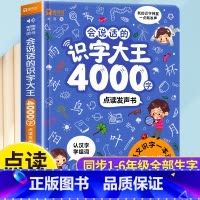 会说话的识字大王4000字+8000词 [正版]会说话的识字大王4000字+8000词手指点读发声书会说话的早教有声书学