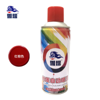伽熠 自喷漆红棕色*400mL 门窗金属防锈家具木器漆自行摩托汽车翻新涂鸦