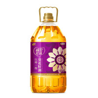 福临门 福至心礼压榨一级葵花籽油 5L健康食用油