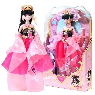 叶罗丽娃娃玩具29厘米小娃娃娃女孩夜萝莉套装冰公主莫莎生日29厘米娃娃-叶罗丽