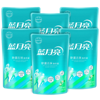 蓝月亮 新品除菌去味洗衣液补充装500g袋*6(活力橙花香)