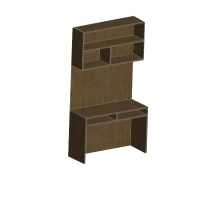 写字桌(含书架)1.2*0.5*2.2m