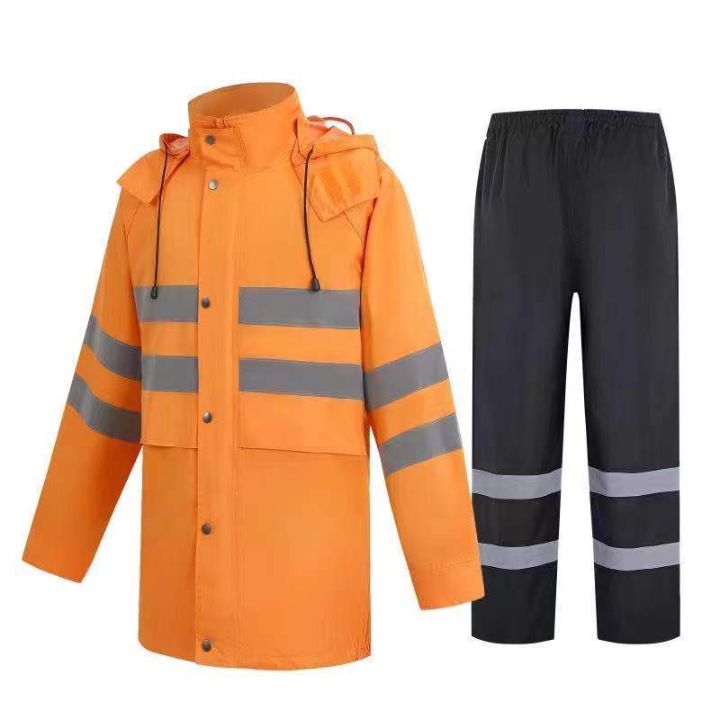 冬祥牛津布pu防水雨衣一套